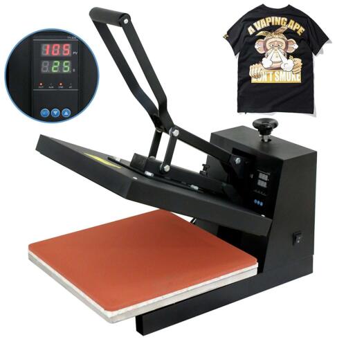 15"x15" Diy Digital Clamshell T-shirt Heat Press Machine Sublimation Transfer